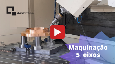 Maquinação CNC 5 Eixos - Cobre Berílio